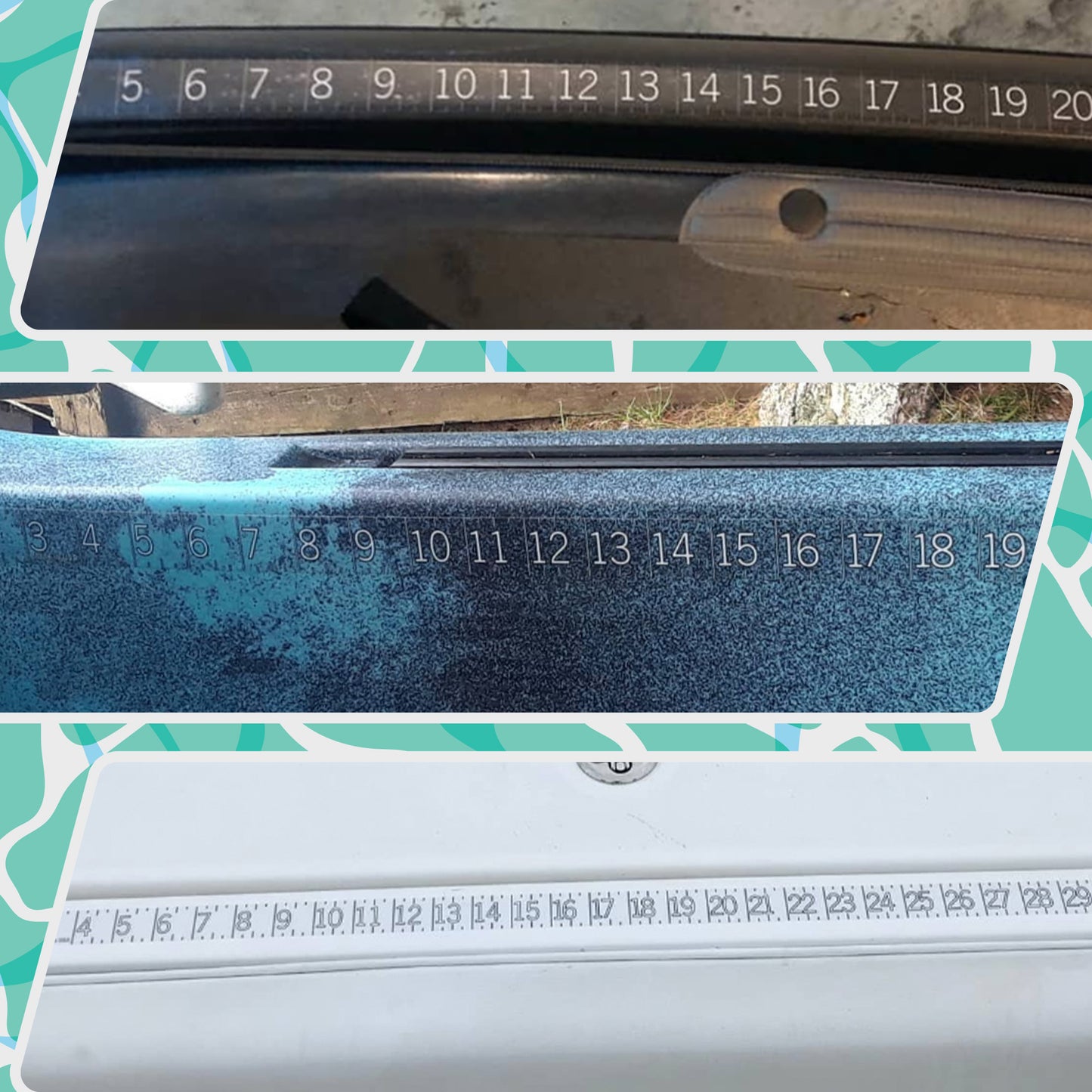 
                  
                    Boat Ruler Sticker - 40" & 100cm Measuring Tape Decal
                  
                